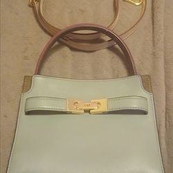 Tory Burch Women's Petite Lee Radziwill Leather Double Bag