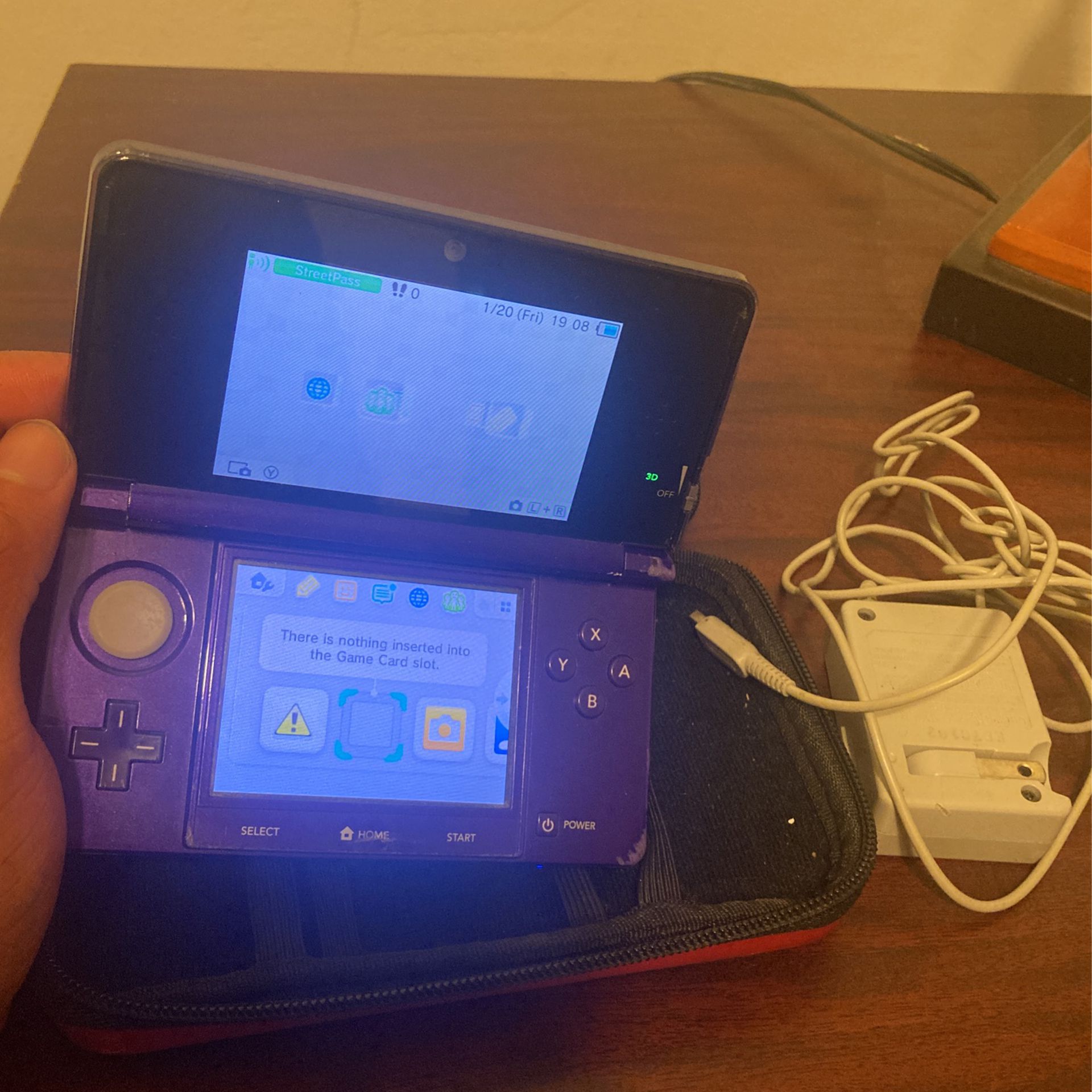 Nintendo 3DS Midnight Purple, Pokémon White 2  And Brian Age