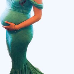 Mermaid Baby Shower Dress