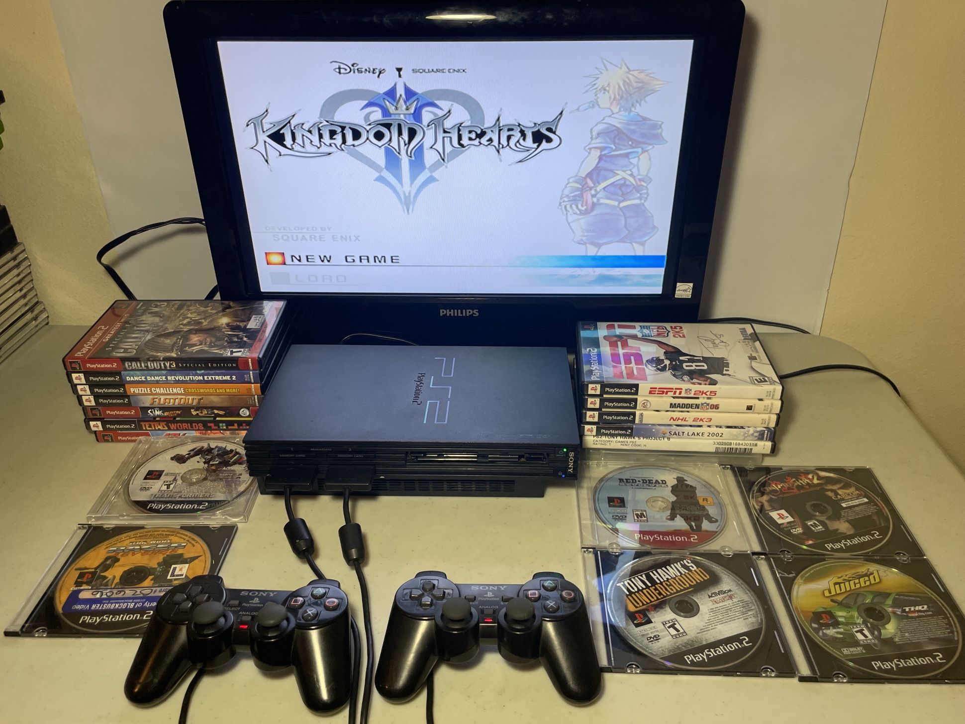 PlayStation 2 With 20 Games