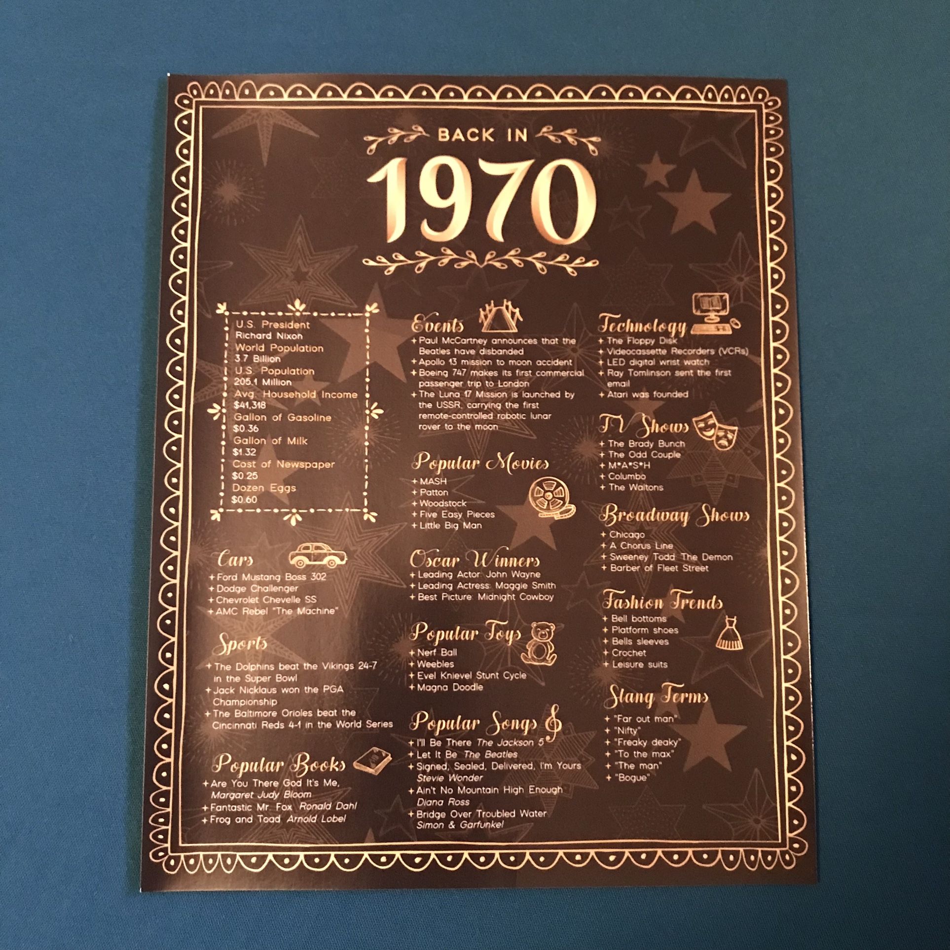 Back in 1970 Poster