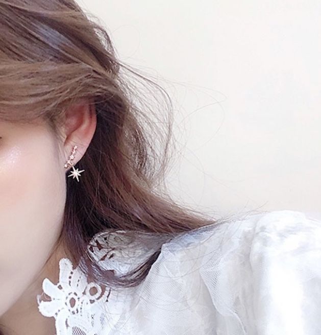 Northern Star Diamond Stud Earrings
