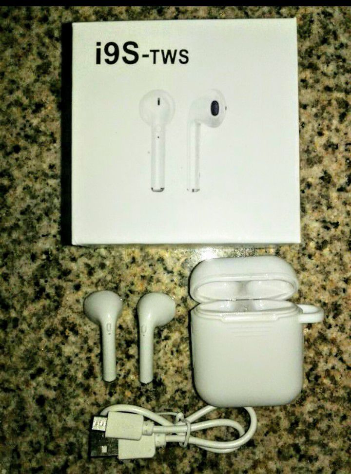 NEW Sealed TWS I9 airpods /earphones . works on Android and iPhone Pic is just to display item contents brand new