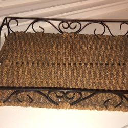 Wicker & Wire Table Tray