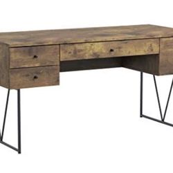 New And Assembled, 60 Inches Industrial Design Desk