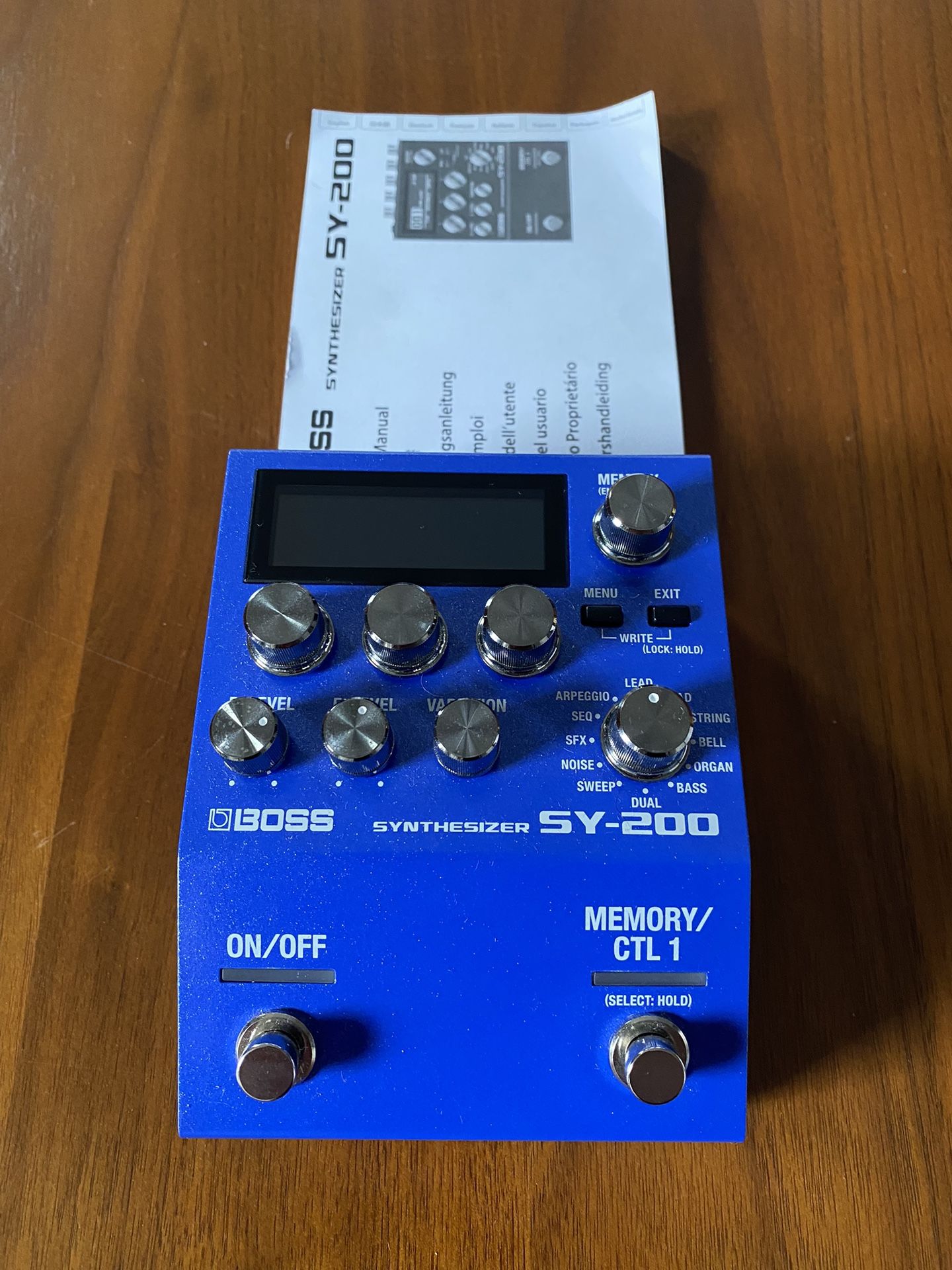 Boss Synth Pedal For Guitar