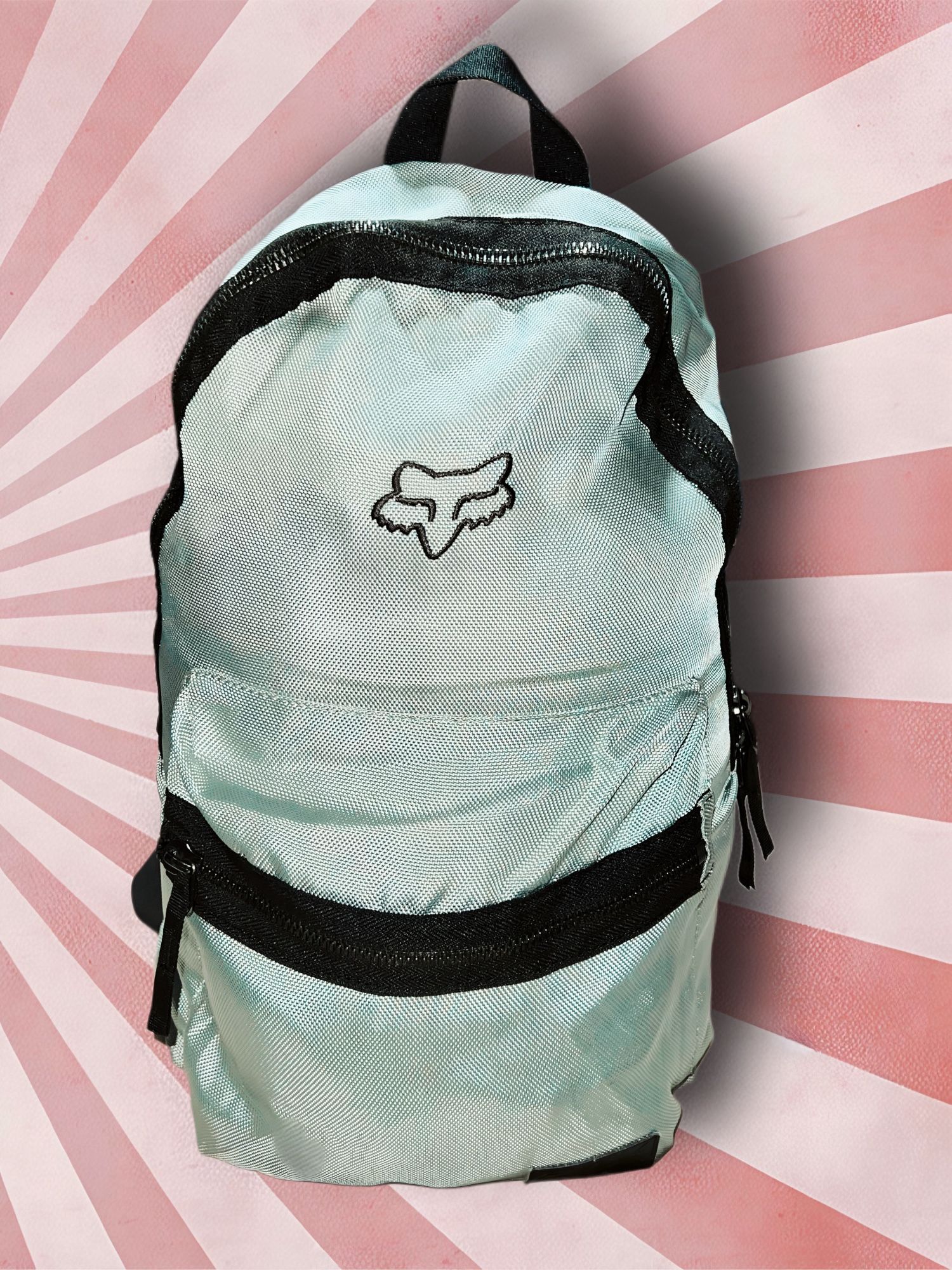 Fox Racing Backpack – Grayish Green Logo Gear Bag