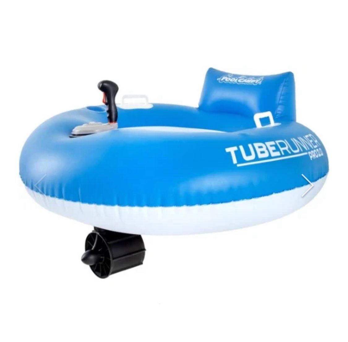 a motorized pool tube designed for use in pools and lakes