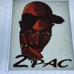 Iron On Heat Transfer  Good For T-shirts Sweaters Jackets T Shirt Design Size Is About 12x10 2 Pac #254