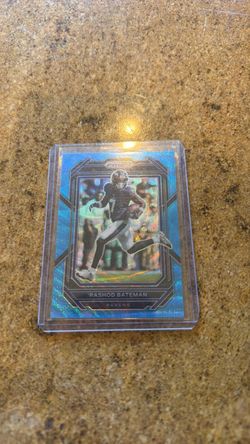 Rashod Bateman Panini Prizm Blue Prizm Card