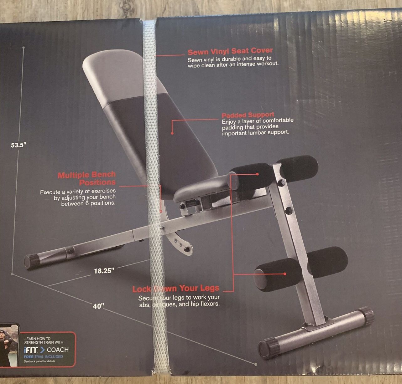 Weider XR 5.9 Adjustable Work Out Bench