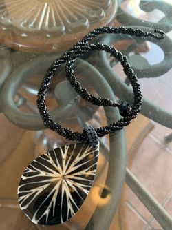 Cone Shell Pendant Necklace