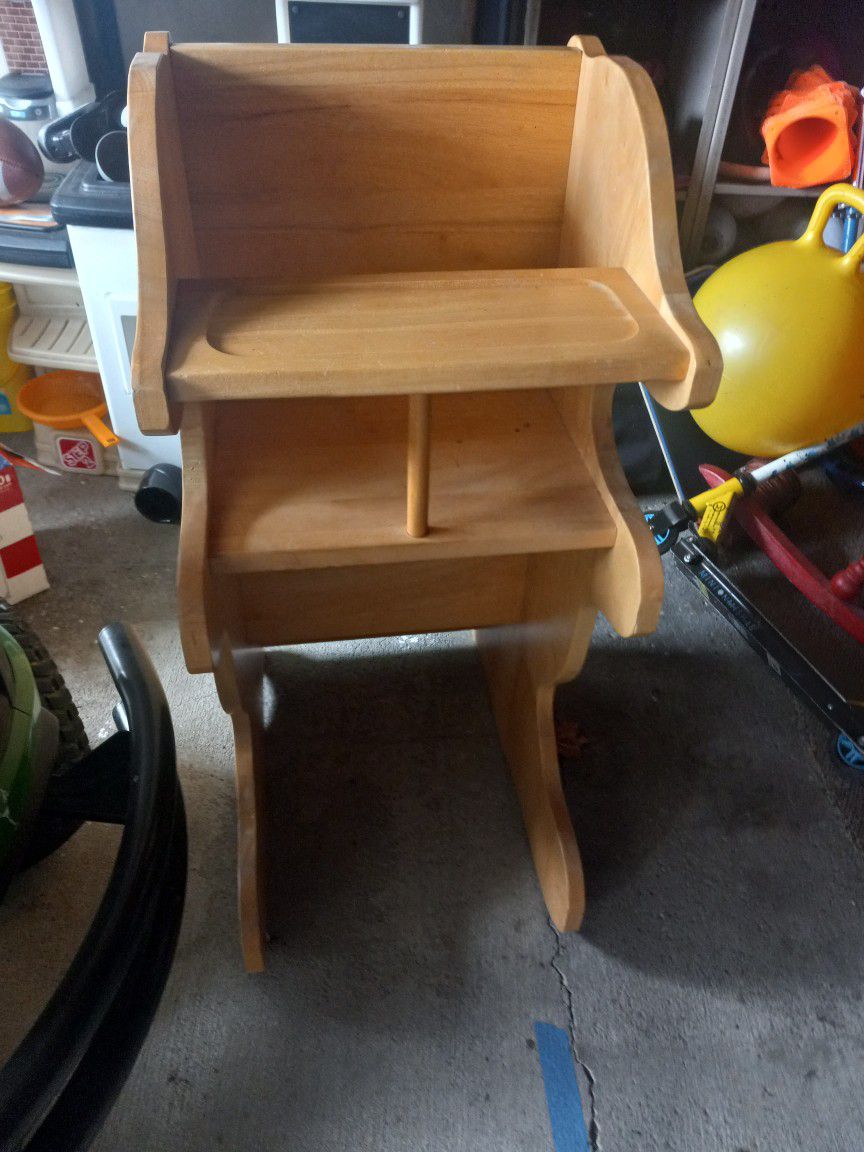 Hight Chair Handmade Bear