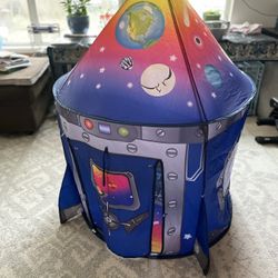 Rocket Ship Play Tent For Kids