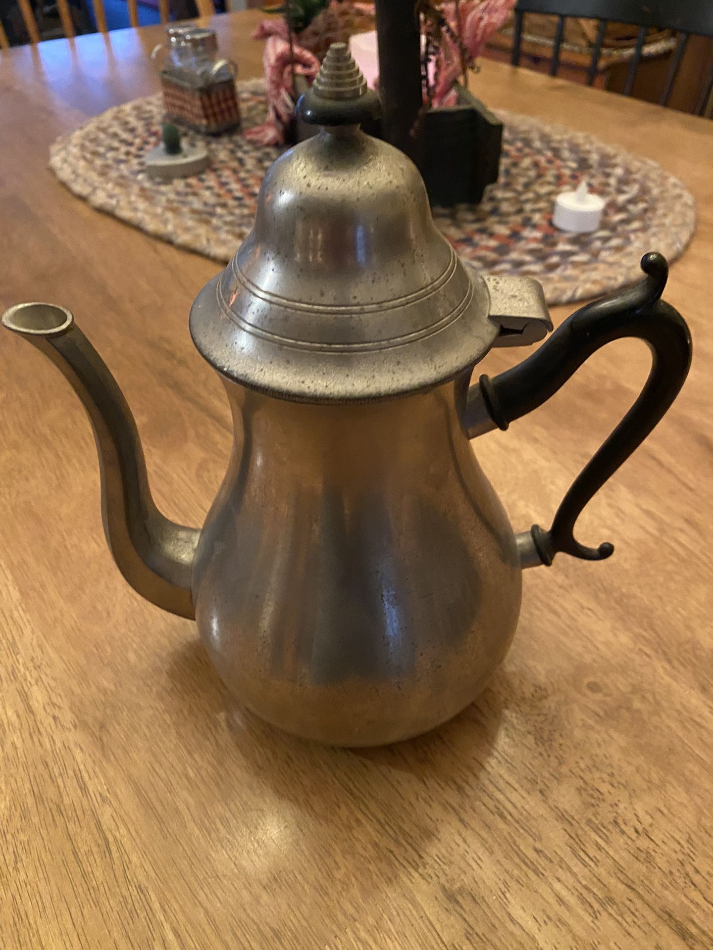 VINTAGE PEWTER COFFEE POT