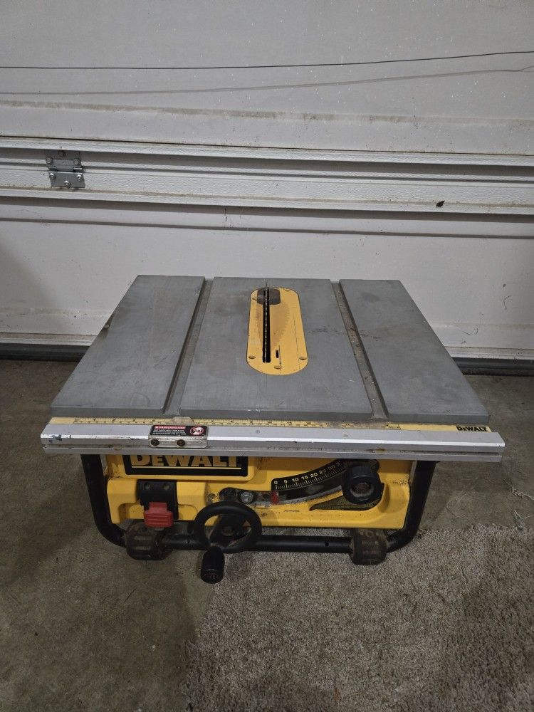 Dewalt 10 Inch Table Saw.