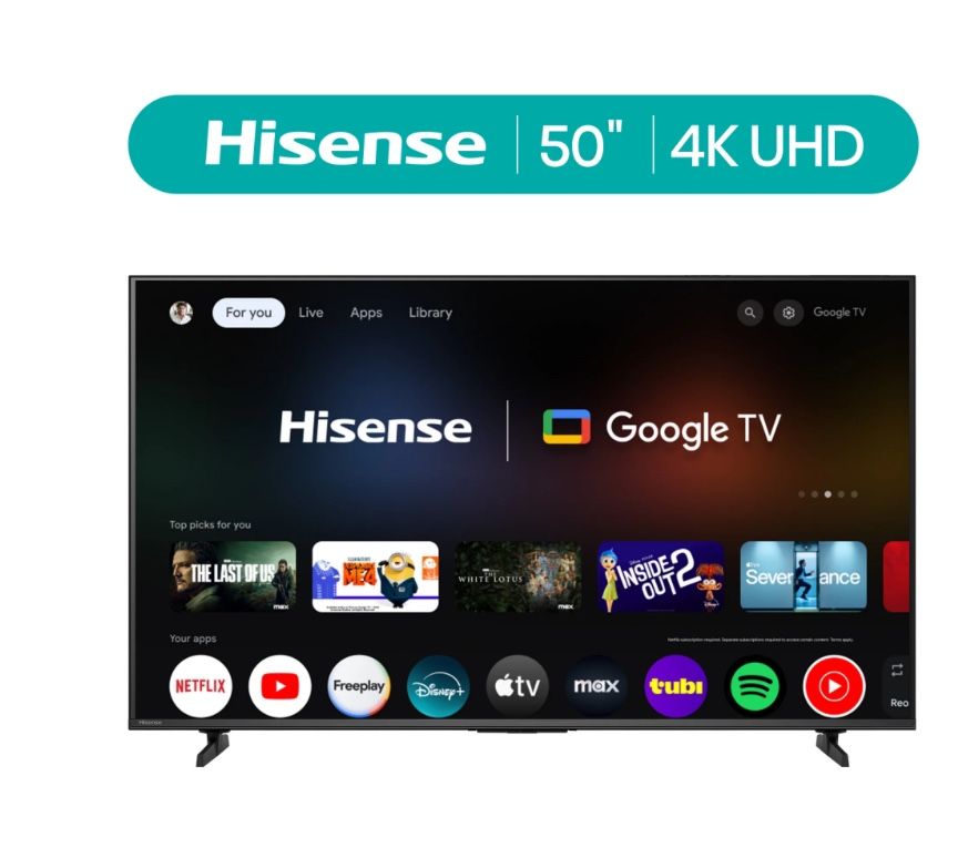 Hisense 50-Inch Class H5 Series 4K UHD HDR Google Smart TV