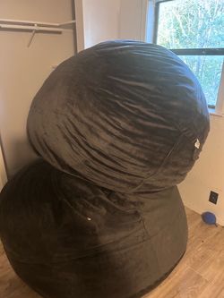 2 large oversized bean bag chairs