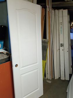 28x80 right hand, hollow, hinges cuts ready ,slab only no frame