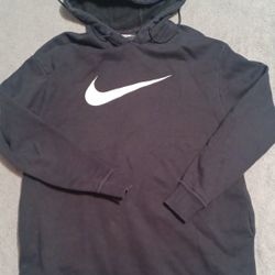 Nike Sweatshirt Size Medium Hoodie Pullover Long Sleeve Coat Jacket Black