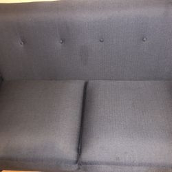 Settee, Blue 2-3 Seater