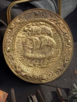 Metal hanging plate its big