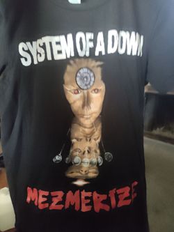System of a Down Mezmerize Band T-Shirt ( SIZE SM) PICK UP ONLY