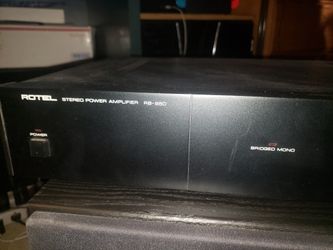 Rotel RB 850 stereo power amplifier