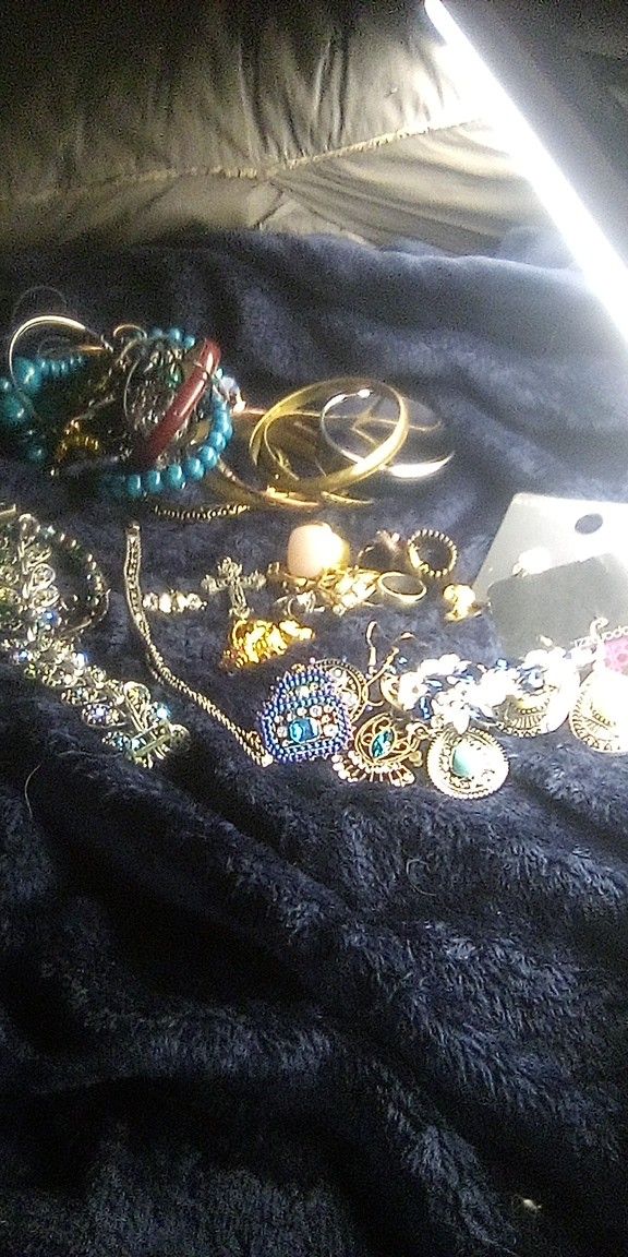 Misc Costume Jewelry And  Rings