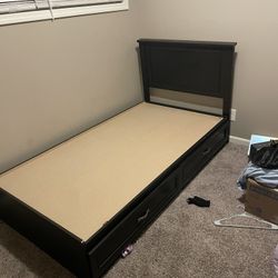 Twin Size Storage Bed