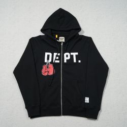 Gallery Dept Boxing Merch Zip Hoodie Black