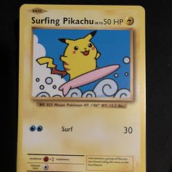 Surfing Pikachu