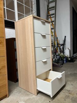 IKEA Askvoll 5 Drawers Tall Chest