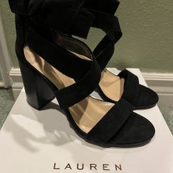 Size 7 Lauren Conrad Girlfriend Black Heel Shoes