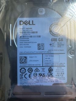 Dell 600GB 10K RPM SAS 12Gbps 2.5in Hot-plug Drive