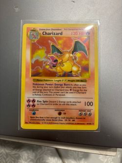 Shadowless base set Charizard