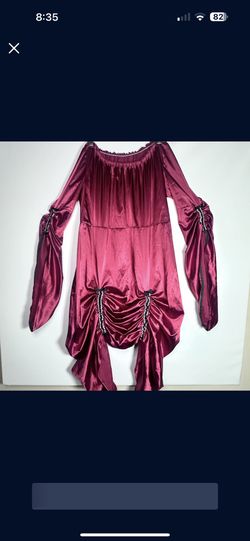 Renaissance Medieval Halloween Costume Cosplay Womens Dress XL