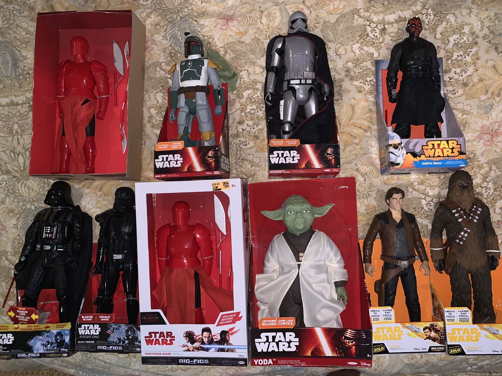 18” Tall Star Wars action figure statues big-figs jakks pacific collectibles 1/4 Scale