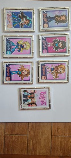 Bratz Picture Frames Set Of 7