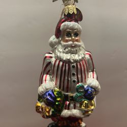 Christopher Radko Ring In The Holidays Santa