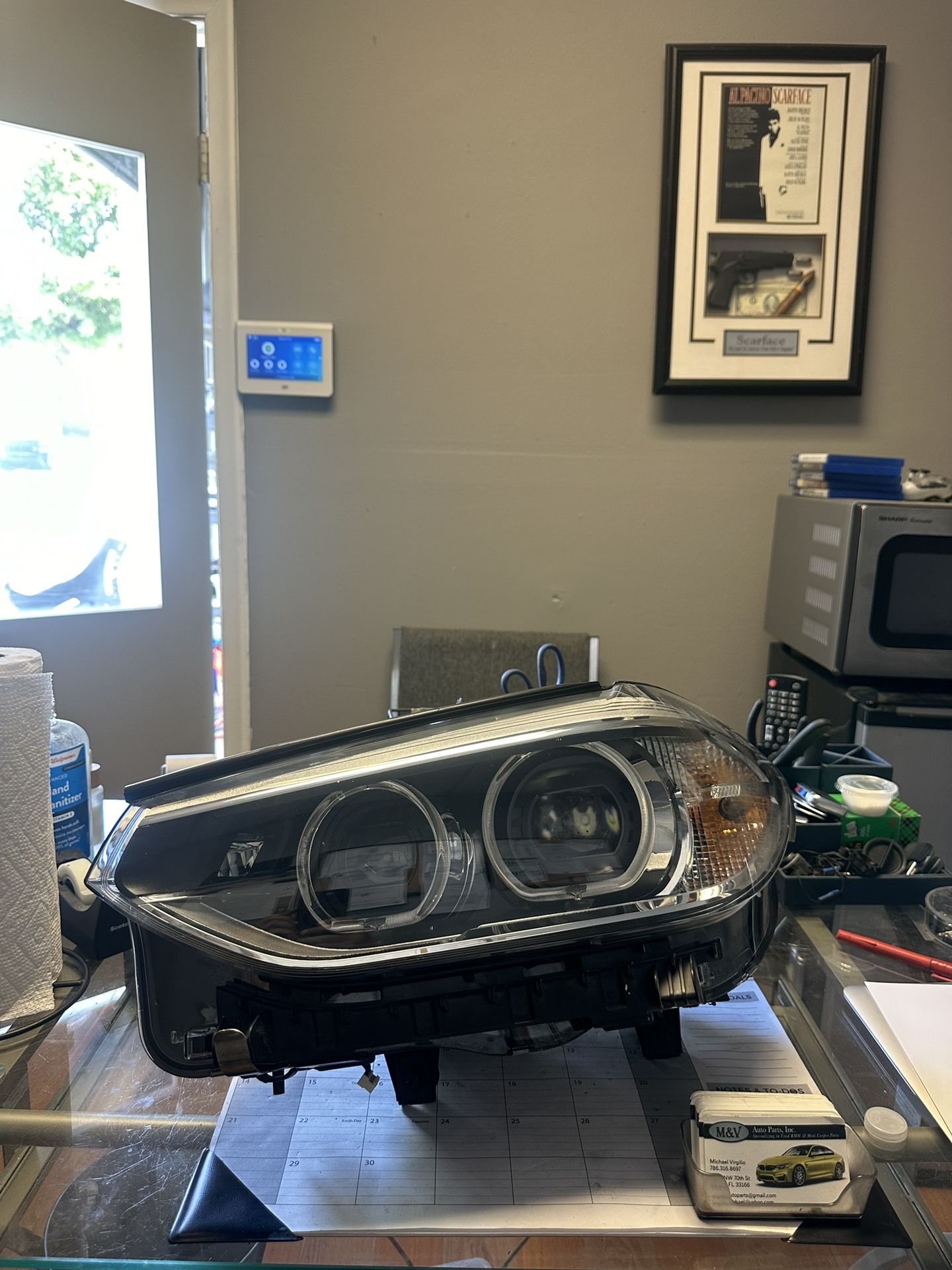 BMW X3 X4 G01 G02 OEM LEFT DRIVER LED HEADLIGHT 2018-2021