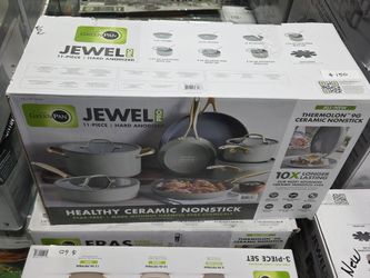 Jewel pro Greenpan 11 piece hard Anodized Cookware Set $150