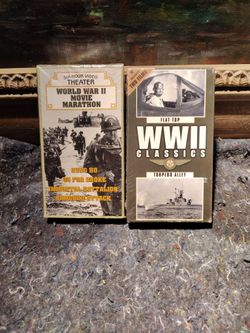 World War II Classic movies 2 VHS Tapes 