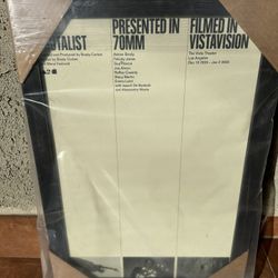 The Brutalist Movie Poster Framed
