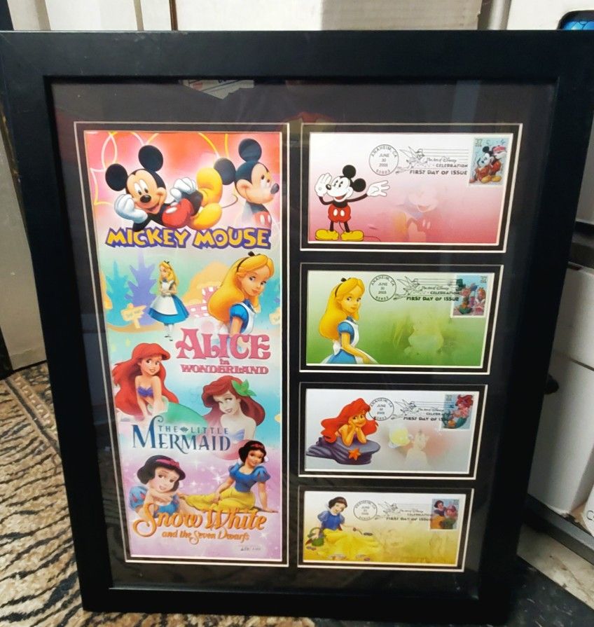 USPS / Disney 2005 First Day of Issue Limted Edition Framed