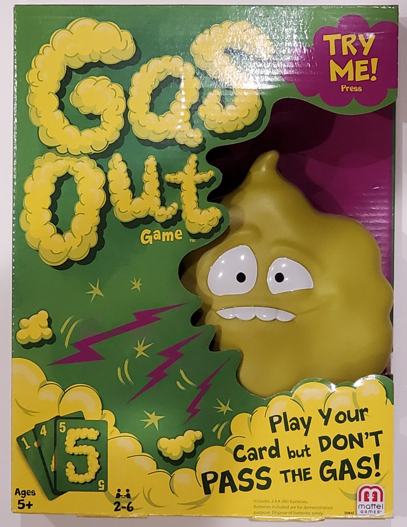 Gas Out Game Card Fart Family Fun