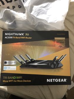 Nighthawk Tri-band Router X6