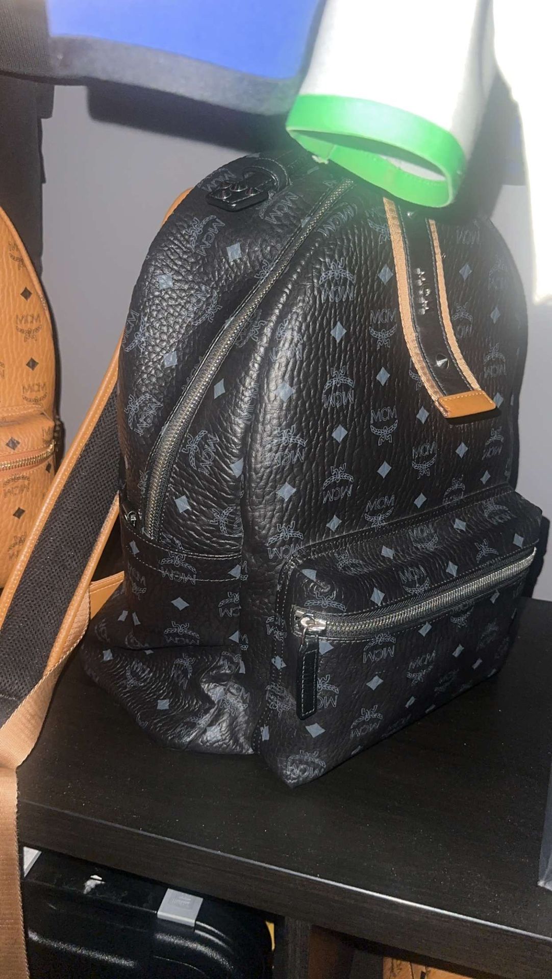 Mcm Black Backpack UK Special Only Drop 