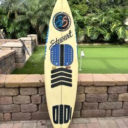 Vintage 6’3” Stewart “ Hydro Hull” Surfboard 