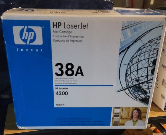 HP 38A (Q1338A) Black Toner Cartridge